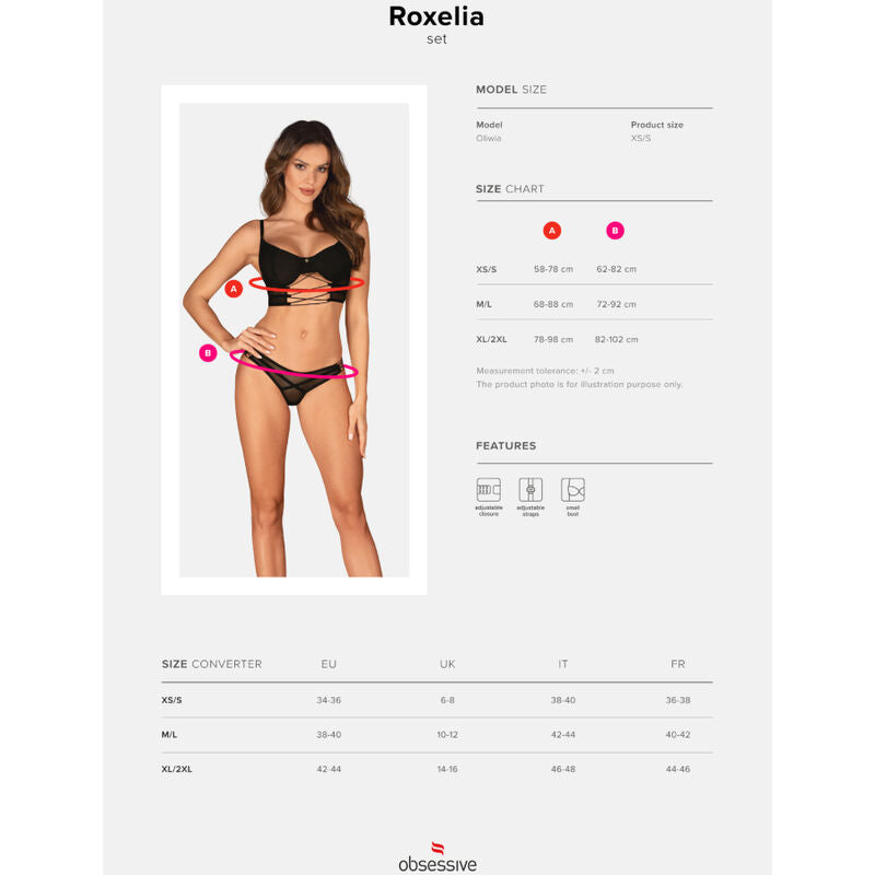 OBSESSIVE - ROXELIA SET TWO PIECE XS/S