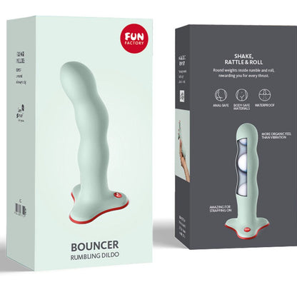 FUN FACTORY - BOUNCING DILDO SAGE GREEN