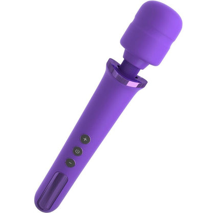 FANTASY FOR HER - RECHARGEABLE WAND MASSAGER FOR HER &amp; VIBRATOR 50 PURPLE LEVELS