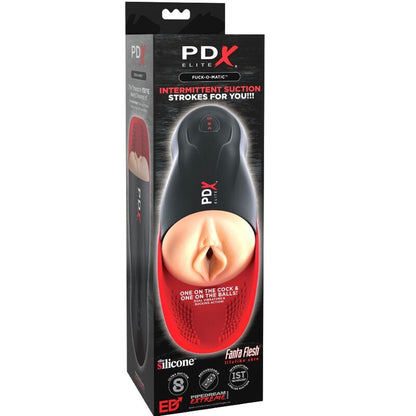 PDX ELITE - STROKER FUCK-O-MATIC VAGINA DOUBLE VIBRATION, PENIS &amp; TESTICLES