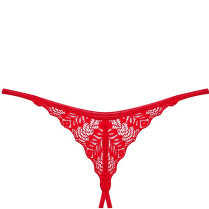OBSESSIVE - INGRIDIA THONG TOP RED M/L