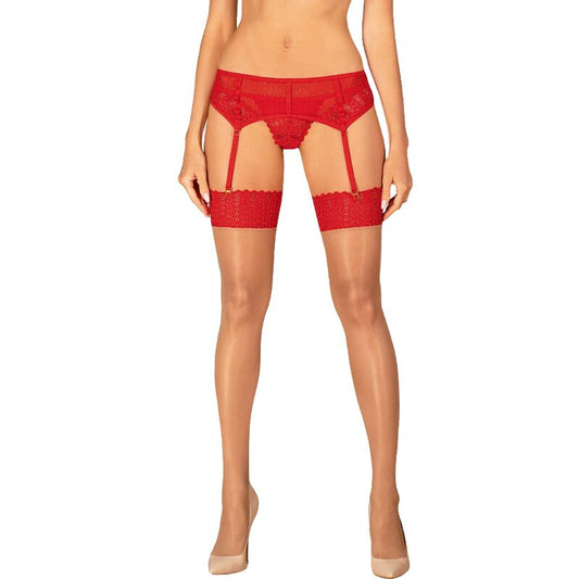 OBSESSIVE - INGRIDIA RED TIGHTS XL/XXL