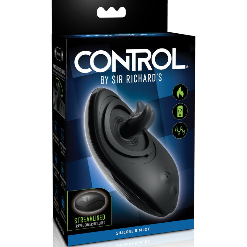 SIR RICHARDS - ANALSTIMULATOR RIM JOY VIBRATOR & SILIKON SCHWARZ