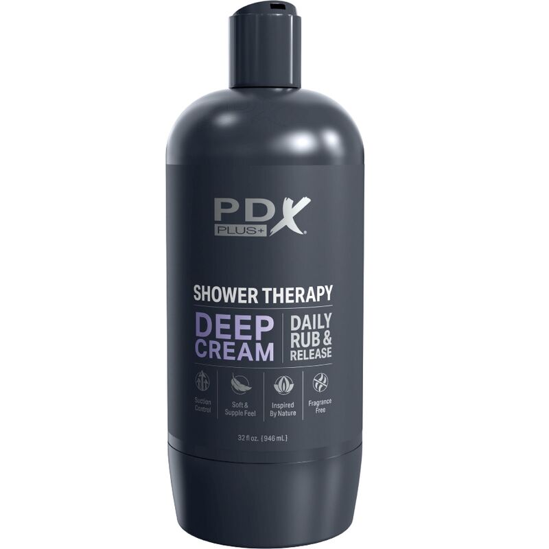 PDX PLUS - STROKER MASTURBATOR DISKRETES TIEFE CREME-SHAMPOO-FLASCHEN-DESIGN