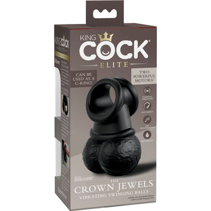 KING COCK - ELITE RING WITH TEST VIBING SILICONE