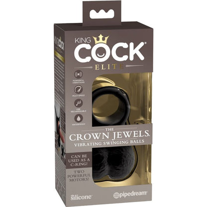 KING COCK - ELITE RING WITH TEST VIBING SILICONE