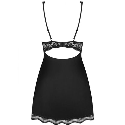 OBSESSIVE - BABYDOLL AND LUVAE THONG BLACK XS/S 
