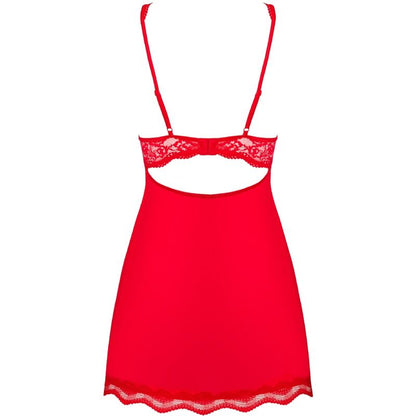 OBSESSIVE - LUVAE BABYDOLL &amp; TANGA RED S/M