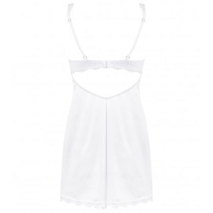 OBSESSIVE - AMOR BLANCO CHEMISE &amp; WHITE THONG S/M