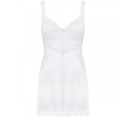 OBSESSIVE - AMOR BLANCO CHEMISE &amp; WHITE THONG S/M