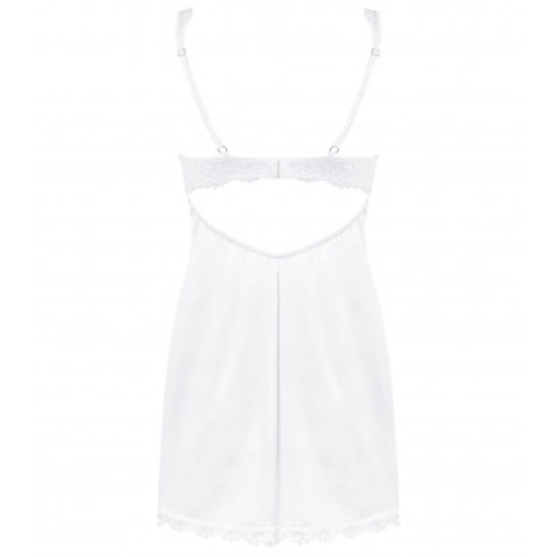 OBSESSIVE - AMOR BLANCO CHEMISE &amp; WHITE THONG S/M