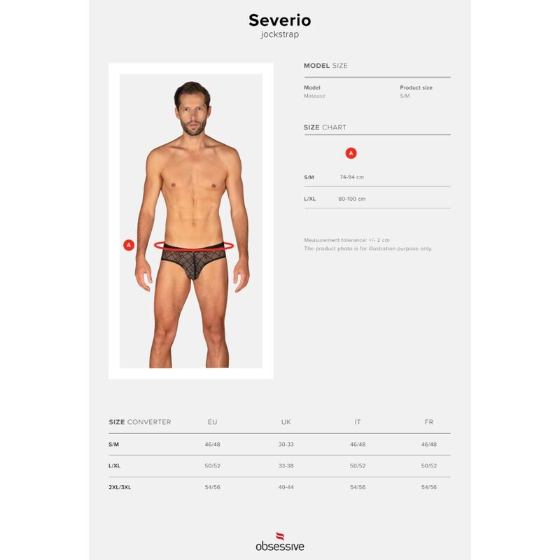 OBSESSIVE - SEVERIO THONG, ONE SIZE
