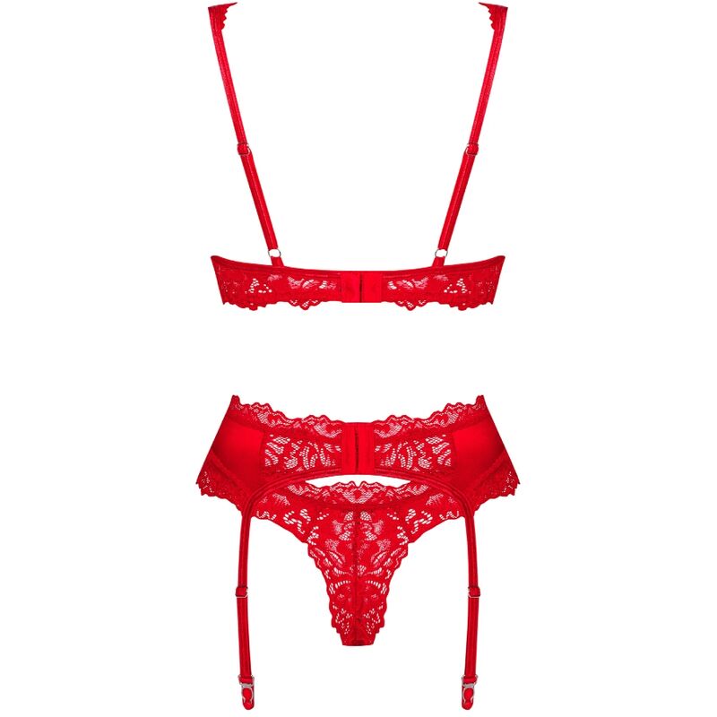 OBSESSIVE - AMOR CHERRIS SET 3 PIECE L/XL