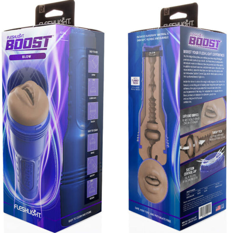 FLESHLIGHT BOOST - BLOW MD FLESH MOUTH MASTURBADOR RP 