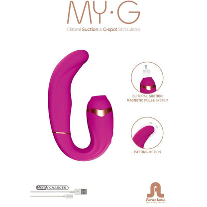 ADRIEN LASTIC - MY·G CLITORISCUP AND G-SPOT STIMULATOR PINK
