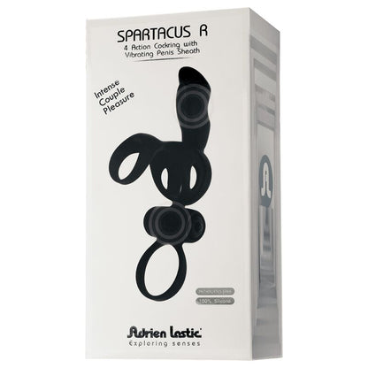 ADRIEN LASTIC – SPARTACUS RING &amp; PENIS SLEEVE WITH VIBRATOR