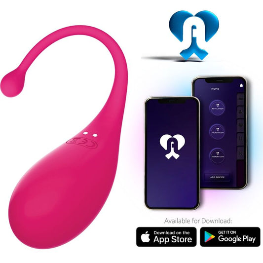 ADRIEN LASTIC – PALPITATION VIBRATING EGG PINK – FREE APP