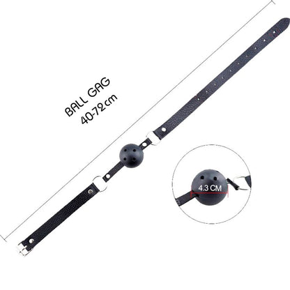 ALIVE – DISCRETION BREATHABLE GAG BLACK