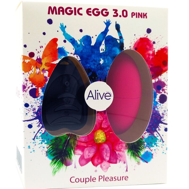 ALIVE - MAGIC EGG 3.0 VIBRATING EGG WITH REMOTE CONTROL PINK