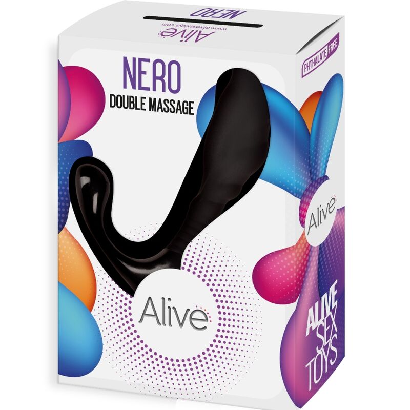 ALIVE - NERO DOUBLE MASSAGER ANAL &amp; PROSTATIC