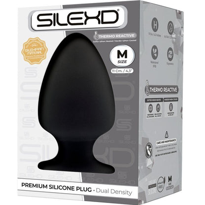 SILEXD - MODELL 1 ANALPLUG PREMIUM SILEXPAN SILIKON PREMIUM THERMOREAKTIVE GRÖSSE M