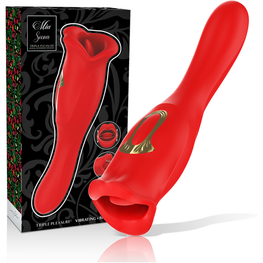 MIA - SIENA TRIPLE PLEASURE VIBRATING + BITE