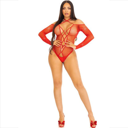 LEG AVENUE - EAR BODY WITH SHINY RED