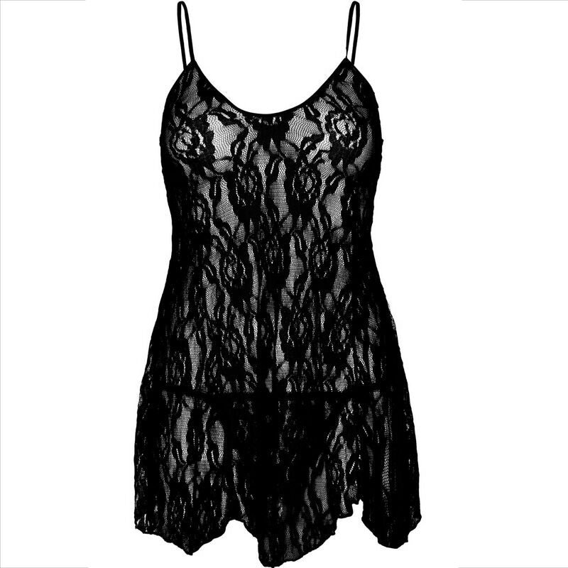 LEG AVENUE - CHEMISE FLORAL LACE