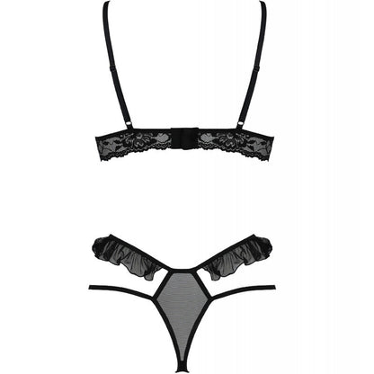 PASSION - DOLLY SET TWO PIECE BLACK S/M