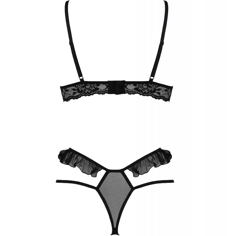 PASSION - DOLLY SET TWO PIECE BLACK S/M