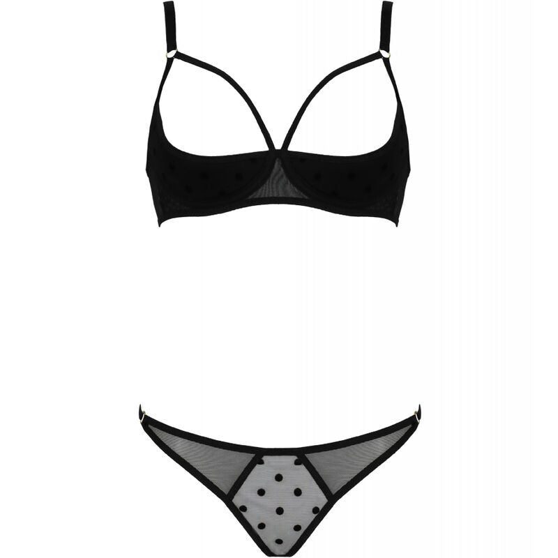 PASSION - MARINA SET TWO PIECE BLACK S/M