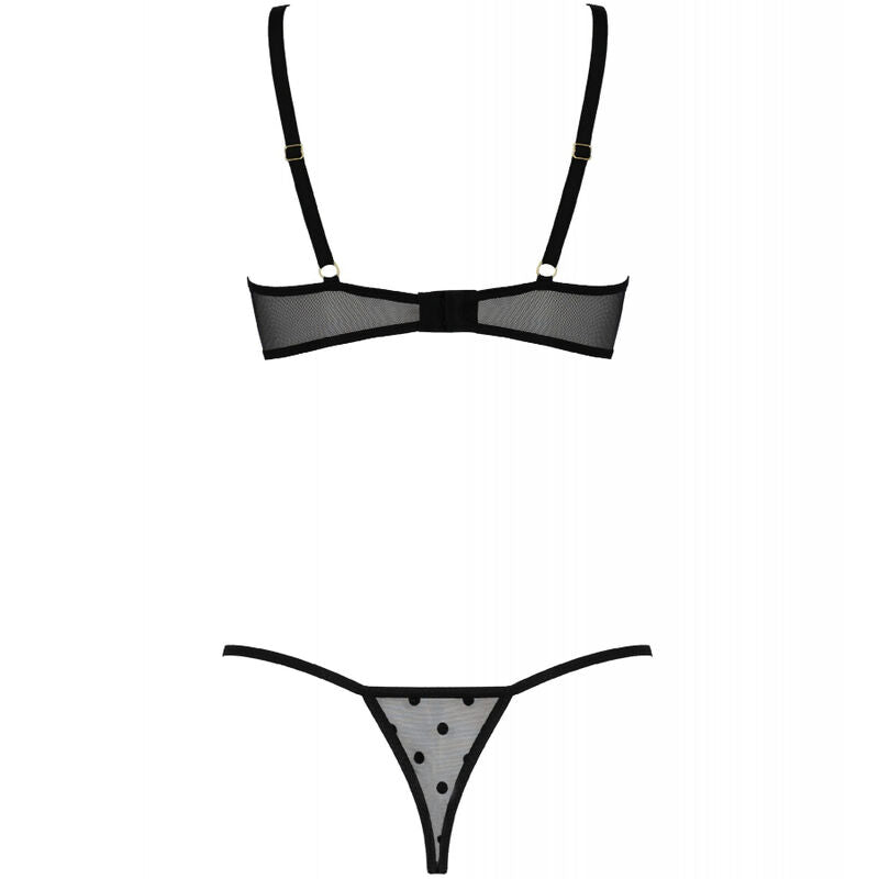 PASSION - MARINA SET TWO PIECE BLACK S/M