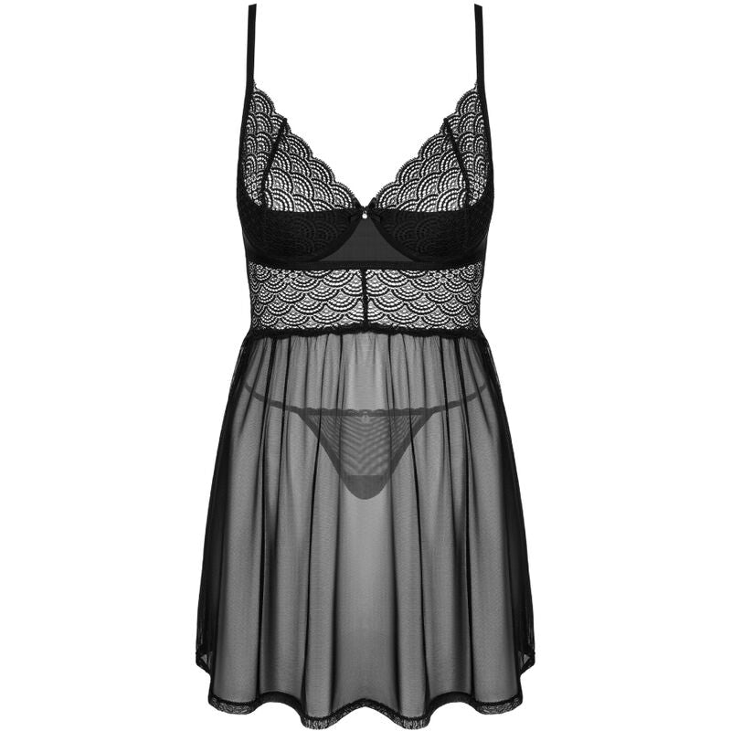 OBSESSIVE - CHEMERIS SET BADYDOLL &amp; THONG XS/S