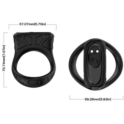 ARMONY - RING VIBRATOR &amp; MULTIPOSITION BLACK