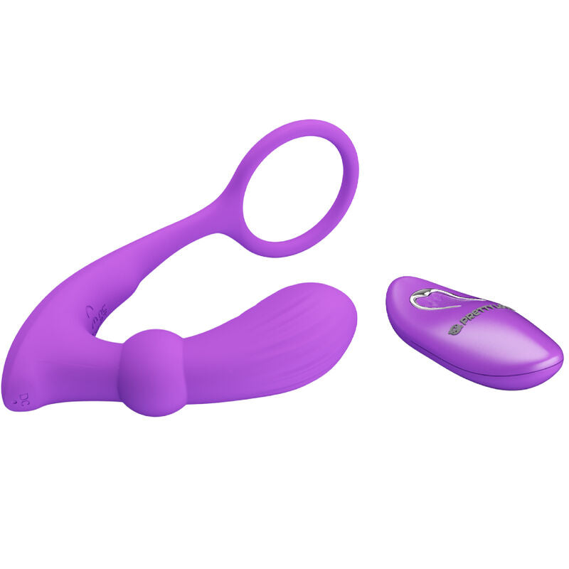 PRETTY LOVE - WARREN VIOLET ANAL RING &amp; VIBRATOR