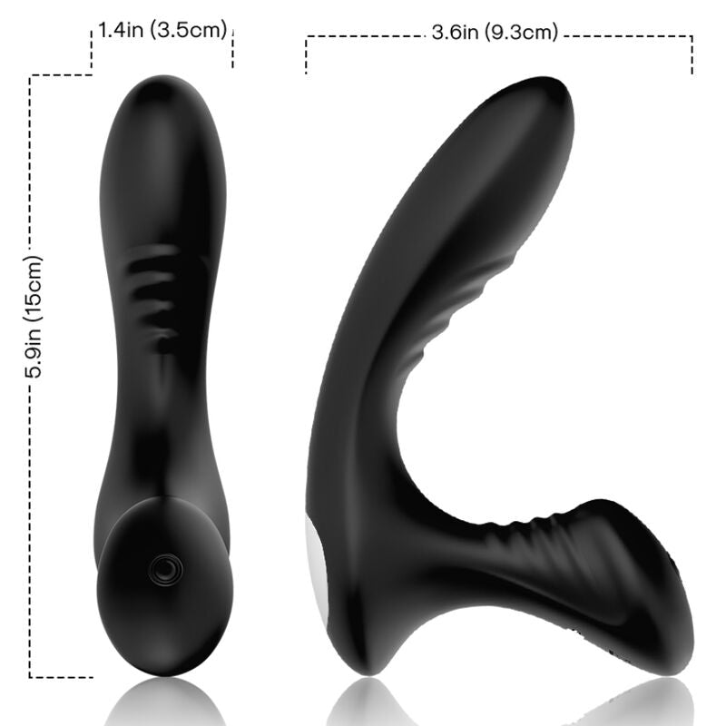 ARMONY - STORM VIBRATOR ANAL PROSTATA & STECKER FERNBEDIENUNG SCHWARZ