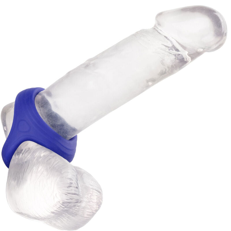 CALEXOTICS - ADMIRAL COCK BALL DUAL RING BLAU