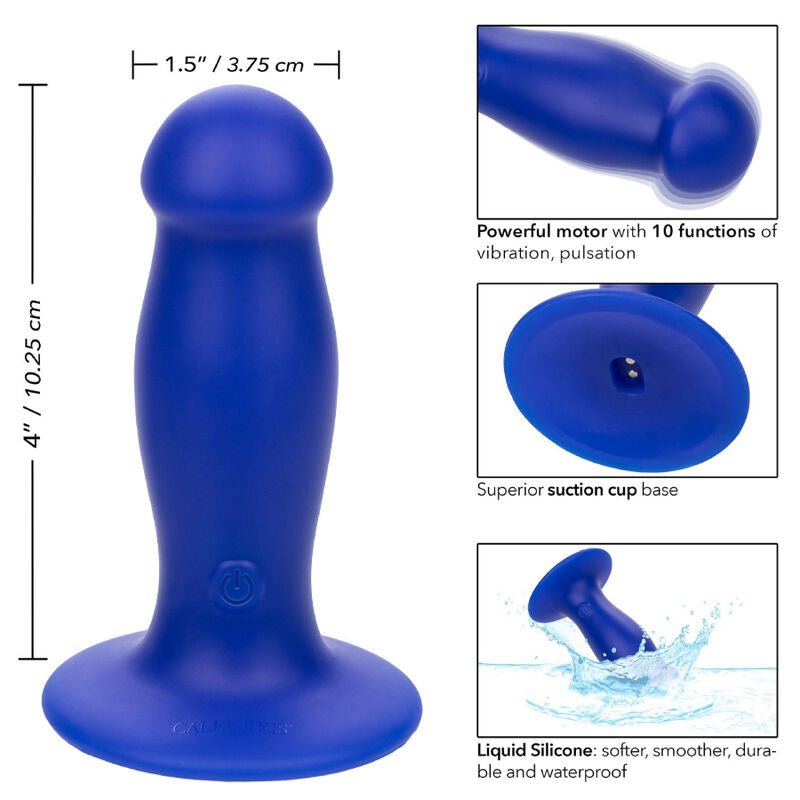 CALEXOTICS - ADMIRAL FIRST MATE ANAL PLUG VIBRATOR BLAU