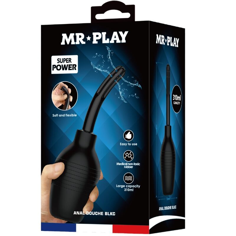 MR PLAY - ANAL-DUSCHE BLKC SUPER POWER SCHWARZ