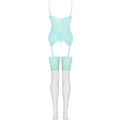 LIVCO CORSETTI FASHION - PERSINNE WITH EMPORIO SET CORSET + PANTIES + STOCKINGS