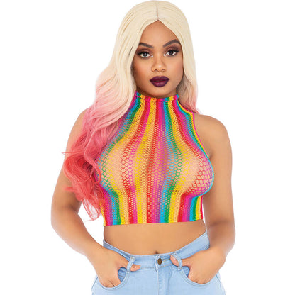 LEG AVENUE - MULTICOLOR MESH CAP