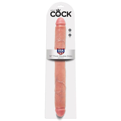 KING COCK - THICK DOUBLE DILDO MEAT 40.6 CM
