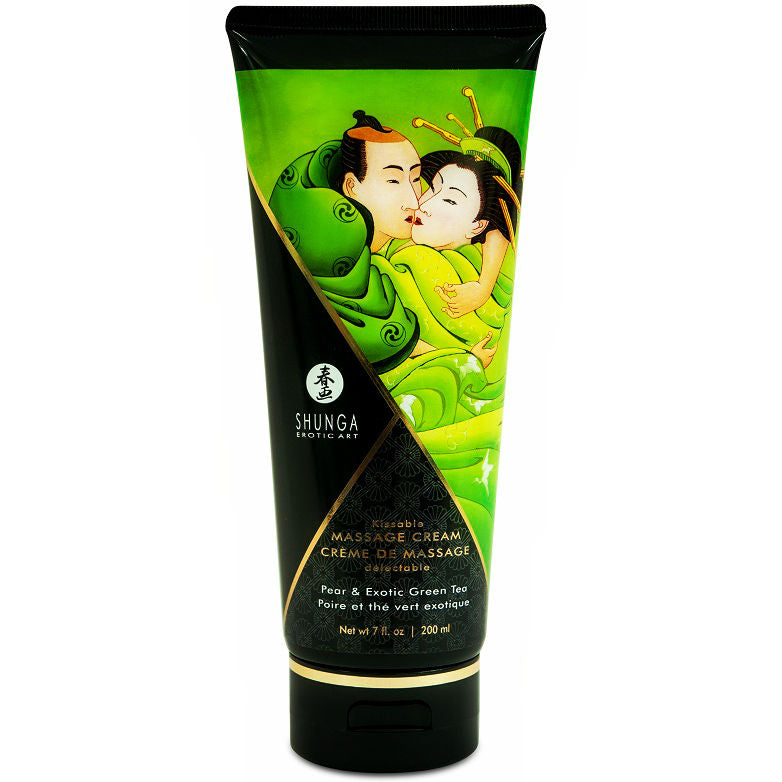 SHUNGA - PEAR &amp; GREEN TEA MASSAGE CREAM 200 ML