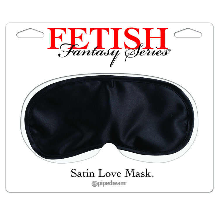 FETISH FANTASY SERIES - SATIN LOVE MASKE SCHWARZ