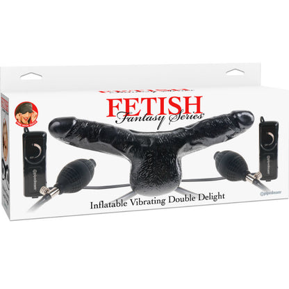 FETISH FANTASY SERIES - AUFBLASBARER VIBRIERENDER DOPPELTER GENUSS