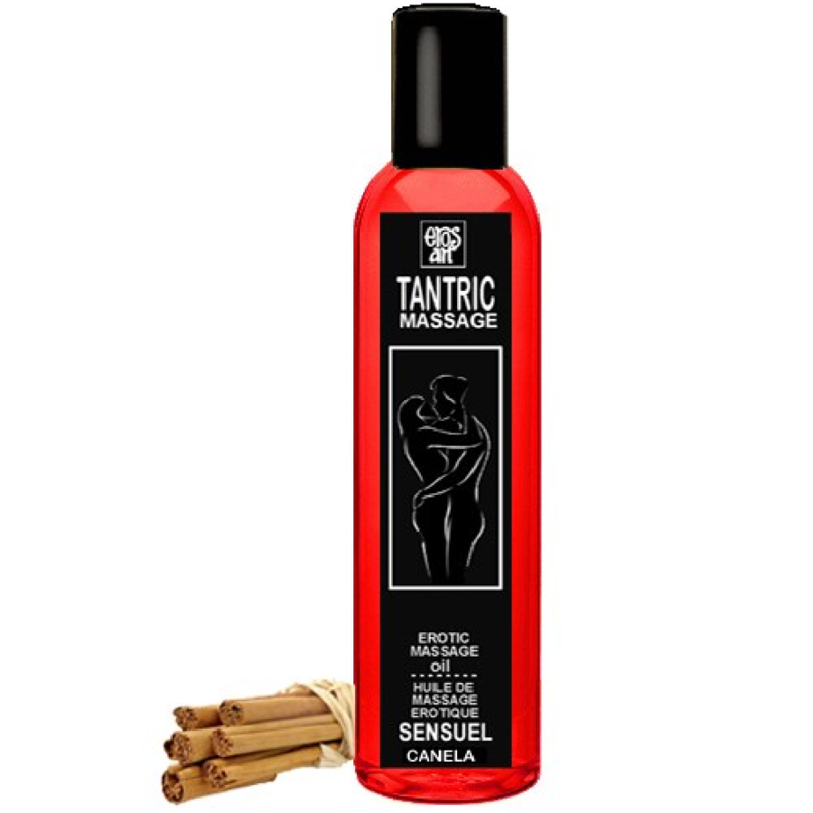 EROS-ART - NATÜRLICHES TANTRISCHES MASSAGEÖL UND APHRODISIAKUM ZIMT 200 ML
