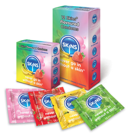 SKINS - CONDOM FLAVOURS 12 PACK