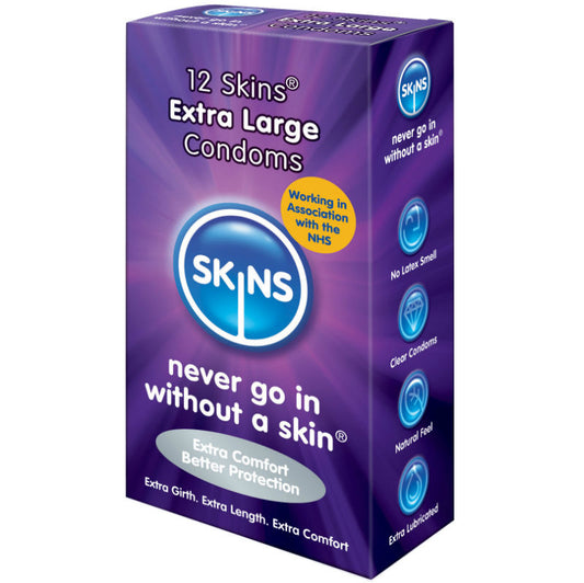 SKINS -  HAUTKONDOM EXTRA GROSS 12 PACK