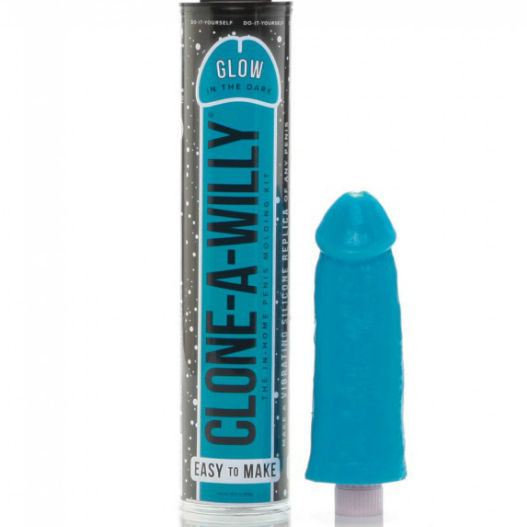 CLONE A WILLY - LEUCHTENDEN BLAUEN PENISKLONER VON MIT VIBRATOR