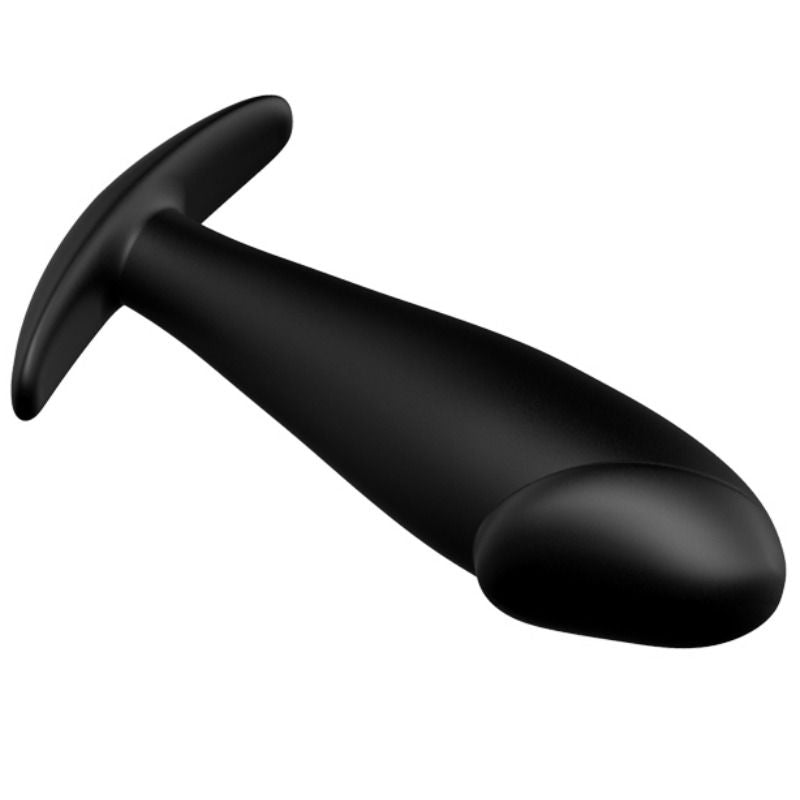 PRETTY LOVE - SILIKON ANAL PLUG PENIS FORM UND 12 VIBRATIONSMODI SCHWARZ